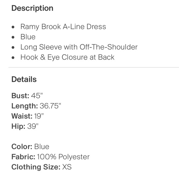 RAMY BROOK MINI DRESS - Picture 4 of 4